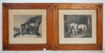 Two 19th Century Equestrian etchings to include one entitled 'Favorites' and 'Favorite pony and