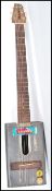 A 20th Century retro African electric guitar, the body constructed from a vintage oil can having