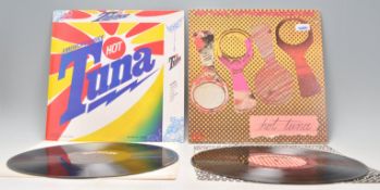 Two vinyl long play LP record albums by Hot Tuna to include – The Phosphorescent Rat – Original