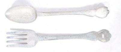 MID 20TH CENTURY VINTAGE CAST ALUMINIUM EDWARDIAN