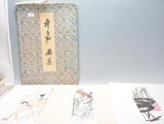A collection of 20th Century Chinese prints of paper depicting a wide selection of Chinese scenes