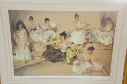 Sir William Russell Flint (British 1880-1969) - a limited edition print after a watercolour painting
