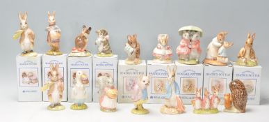 A group of sixteen Royal Doulton Brambley Hedge ceramic figurines to include Benjamin at a