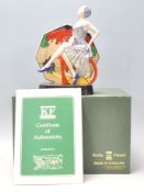 A good Kevin Francis Ceramic figure 'Tea With Clarice Cliff' limited 1317/2000. Hand painted and