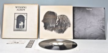 A vinyl long play LP record box set album by John & Yoko – Wedding Album – Original Apple Records