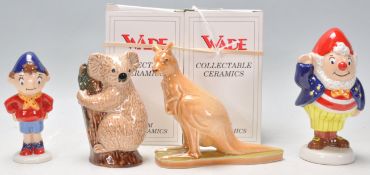 A group of four ceramic Wade figures to include Noddy figure and Big Ears both Limited Edition of