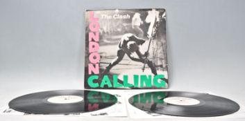 A double vinyl long play LP record album by The Clash – London Calling – Original CBS 1st U.K. Press