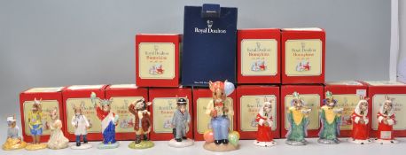 A group of thirteen Royal Doulton Bunnykins ceramic figurines to include Bridesmaid DB 173, Doctor