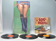 Two vinyl long play LP record albums to include Lou Reed – Lou Reed – Original RCA 1st U.K.