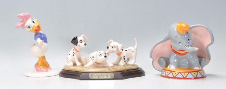 A group of three Disney Royal Doulton ceramic figures to include The Mickey Mouse Collection '