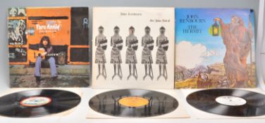 A group of three vinyl long play LP record albums by John Renbourn to include – The Hermit –
