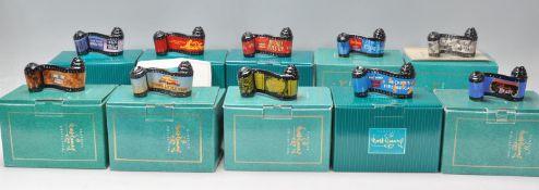 A group of ten Walt Disney Classics collection ceramic 'Opening Title' ceramics, Snow White, The