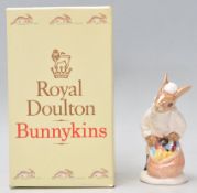 Rare - A Royal Doulton Bunnykins ceramic figure Santa Bunnykins 'Happy Christmas' Christmas tree
