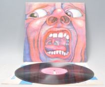 A vinyl long play LP record album by King Crimson – In The Court Of The Crimson King – Original