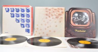 A group of three vinyl long play LP record albums by Family – to include Bandstand – Original
