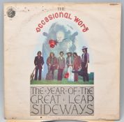 A vinyl long play LP record album by Occasional Word – The Year Of The Great Leap Sideways –