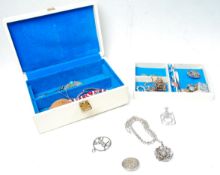 A collection of vintage costume / fashion jewellery to include a selection of Scottish celtic
