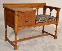 A good quality 20th century oak Jacobean revival M