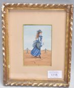 An early 20th Century watercolour on paper paintin