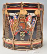 A 20th Century vintage military related ice bucket in the form of a drum having a black