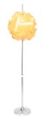 CONTEMPORARY DESIGNER BRUSHED ALUMINIUM FLOOR LAMP