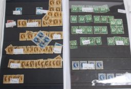 A collection of stamps considered almost perfect s