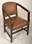 An early 20th Century armchair / desk chair having