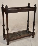 A Victorian 19th century carved oak stick / umbrel