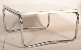 A retro 20th Century white melamine topped coffee