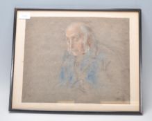 An early 20th Century Edwardian chalk pastel study