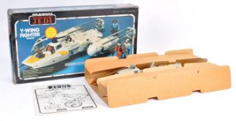 RARE VINTAGE STAR WARS PALITOY Y-WING FIGHTER PLAYSET