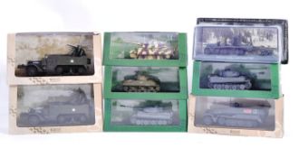 COLLECTION OF ATLAS EDITION DIECAST MODEL MILITARY VEHICLES