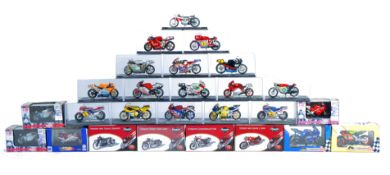 COLLECTION OF 1/24 SCALE DIECAST MOTORBIKES