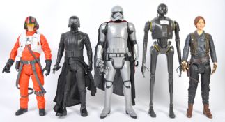 COLLECTION OF 5X STAR WARS 1/4 SCALE FIGURES