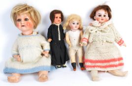 COLLECTION OF ANTIQUE DOLLS - ARMAND MARSEILLE ETC