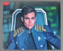 CHRIS PINE - STAR TREK - IMPRESSIVE SIGNED PHOTOGRAPH