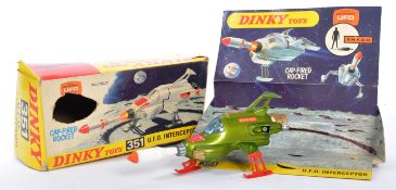 ORIGINAL VINTAGE DINKY TOYS 351 UFO INTERCEPTOR