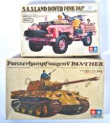 TWO ORIGINAL BOXED TAMIYA 1/35 SCALE MILITARY KITS