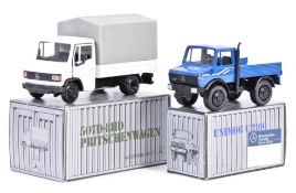 MERCEDES BENZ MADE PRECISION DIECAST CONSTRUCTION MODELS