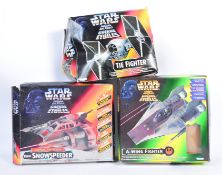 ASSORTED KENNER MADE STAR WARS POWER OF THE FORCE VEHICLES