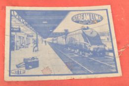 VINTAGE METTOY 0 GAUGE CLOCKWORK RAILWAY TRAINSET