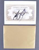 RARE DANIEL RADCLIFFE - HARRY POTTER - SIGNED REPLICA TRAIN TICKET