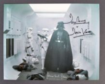 STAR WARS - DAVID PROWSE & JAMES EARL JONES DUAL SIGNED PHOTO