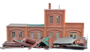 TWO ORIGINAL PIKO G SCALE STATION MODULAR KITS