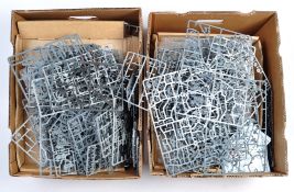 TWO LARGE BOXES OF ASSORTED WARHAMMER UNMADE FIGURES