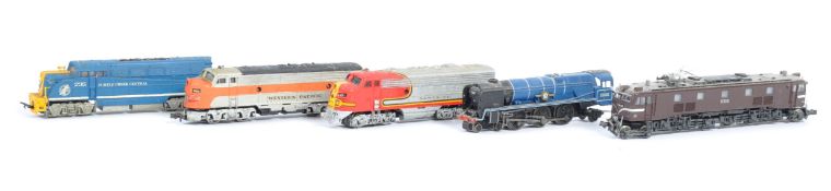 COLLECTION OF N GAUGE MODEL RAILWAY LOCOMOTIVES