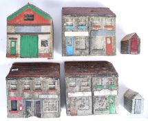 COLLECTION OF G SCALE GARDEN RAILWAY STONE BUILDINGS