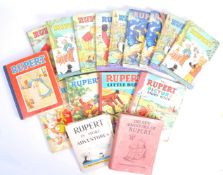 GOOD COLLECTION OF VINTAGE DAILY EXPRESS RUPERT ANNUALS