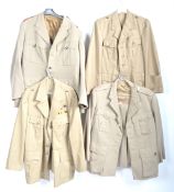 UNIFORMS & FANCY DRESS - A COLLECTION OF FOUR BRITISH AND FRENCH MILITARY ARMED FORCES JACKTES