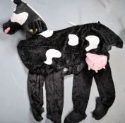 Fancy dress - A 20th Century two person pantomime cow costume. The costume is comprised of two parts